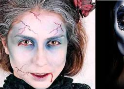 Макияж шрамы на лице на хэллоуин для девушки Оригинальные варианты макияжа